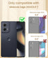 Dretal for Motorola Moto Edge 5G 2024 Case, 360° Rotatable Ring Holder Magnetic Kickstand,Plated Gold Edge Slim Soft TPU Protective Cover for Moto...
