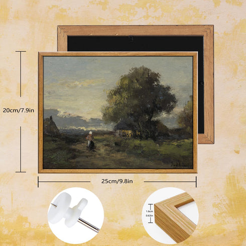 Framed Canvas Wall Art Home Decor Forest in Oil Painting Canvas Prints Wall Decor for Bedroom Bathroom Livingroom Decor Office Wall Art (Landscape...