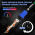 Soldering Iron Kit, 90W LED Digital Soldering Kit with Ceramic Heater, 110V Solder Iron Welding Tools with Smart Temperature Control, Auto Sleep &...