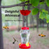 Ant Moat for Hummingbird Feeders, and Oriole Feeders, 5 OZ x 2 Pack Red Umbrella Ant Guard with Large Capacity, Hummingbird Feeder Accessory Hooks...