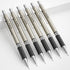 Nicpro 0.7 mm Art Mechanical Pencils Set, 6 PCS Metal Drafting Pencil 0.7mm Tube HB Lead Refills & 18 Cap Eraser for Adults, Children, Artist Writ...