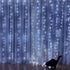 HOME LIGHTING Window Curtain String Lights, 300 LED 8 Lighting Modes Fairy Copper Light with Remote, USB Powered Waterproof for Christmas Bedroom ...
