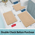 Arotive Memory Foam Bathroom Rug Mat 24x16, Ultra Soft and Absorbent Bath Mat, Machine Wash Dry, Comfortable Bath Rug Carpet for Bathroom Floor, T...