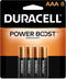 Duracell Coppertop AAA Batteries with Power Boost Ingredients, 8 Count Pack Triple A Battery with Long-lasting Power, Alkaline AAA Battery for Hou...