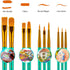 Paint Brushes Set, 20 Pcs Paint Brushes for Acrylic Painting, Oil Watercolor Acrylic Paint Brush, Artist Paintbrushes for Body Face Rock Canvas, K...