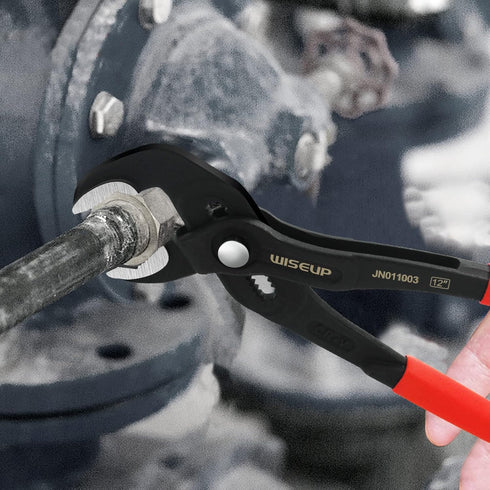 Groove Joint Pliers 7 Inch with Fast Adjustable Pliers V-Jaw Tongue and Groove Pliers Wrench for Water Pump,Home Repair,Plumbing,Gripping,Nuts,Bol...