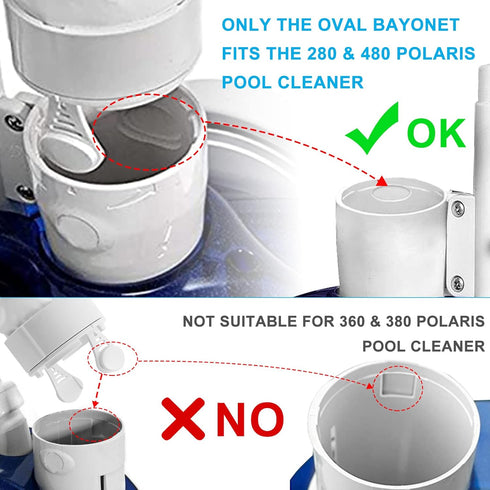 AMI PARTS Fits for 3 Pack Po.laris Bags Compatible with Polaris 280, 480 Leaf Bag with Zipper - Fits for All Polaris Pool Cleaner Bags K13 K16...