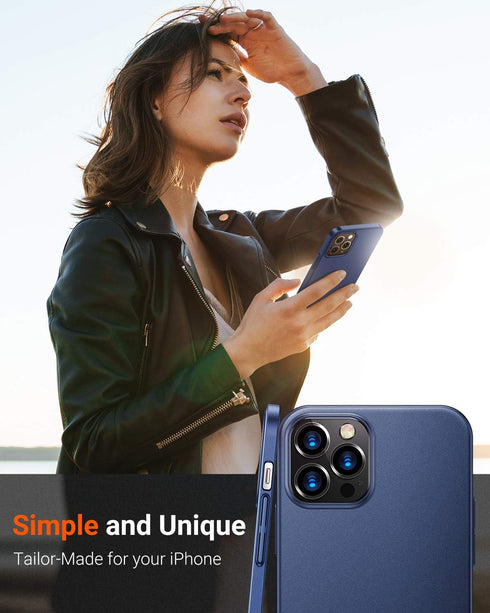 TORRAS Slim Fit for iPhone 12/12 Pro Case 6.1 inch, Ultra Thin for iPhone 12 Case, Lightweight Matte Anti-Scratch Hard PC Cover Phone Case for iPh...