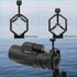 Metal Smartphone Telescope Adapter Camera Mount, Universal Phone Mount, Work with for Telescope Spotting Scope Microscope Monocular Binocular...