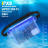 Waterproof Phone Pouch Fanny Pack : 3 Large Water Proof Holder with Waist Strap - Beach Essentials Small Dry Bag Case Wallet Key Protector for iPh...