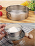 Falytemow Flour Sifter Round Flour Sieve Strainer with 40 Mesh Premium Rustproof Stainless Steel Fine Mesh for Baking 7.87 inch x 1.97 inch...