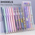 Nicpro 32PCS Cute Mechanical Pencil Set in Case, 14PCS Pastel Aesthetic Pencils 0.5 & 0.7 & 0.9 mm & 2mm Lead Holder, 12 Tubes Lead Refills(2B HB ...
