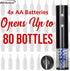 BRENTWOOD WA-2004BK Portable Wine Opener with Foil Cutter, fits most bottles, Black...