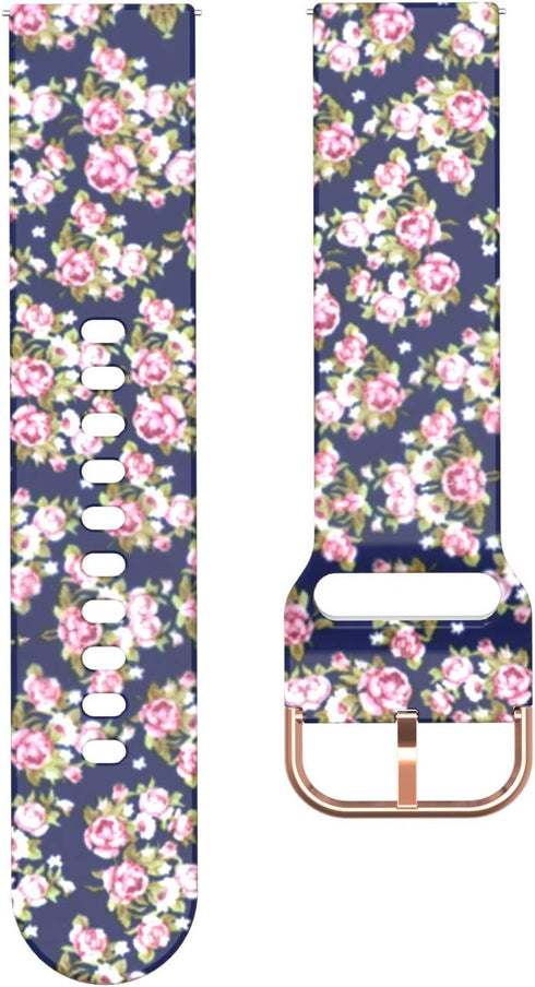 Compatible for MILOUZ IDW19/ENOMIR IDW19/Hoowel IDW19/Faweio IDW19/Amzhero IDW19 Bands for Women, Fadeless Patterned Printed Watch Strap Replaceme...