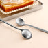 4 PCs 6.7 Inches Stainless Steel 18/10 Coffee Spoons,Matte Finish SS 304 Long Handle Coffee Stirring Spoon,Iced Tea Spoon,Espresso Mixing Spoons,C...