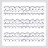 88 Pcs Bulletin Board Borders 101 Ft Black and White Dots Classroom Borders for Bulletin Board Squiggles and Dots Border Trim with 15 Sheet Glue P...