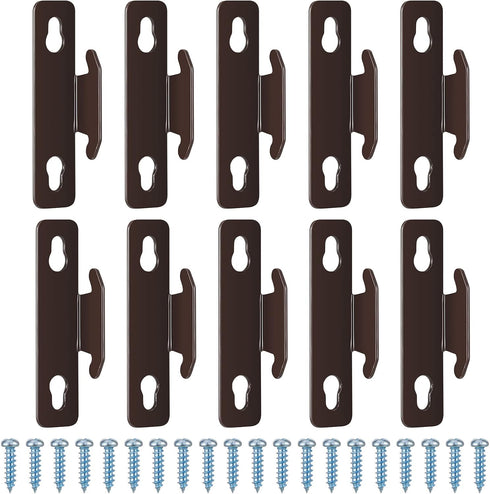 Sratte Curtain Rod Bracket Curtain Rod Single Bracket Curtain Hardware Brackets Spreader Wall Bracket Hooks with Screws Window Hardware Rod Holder...