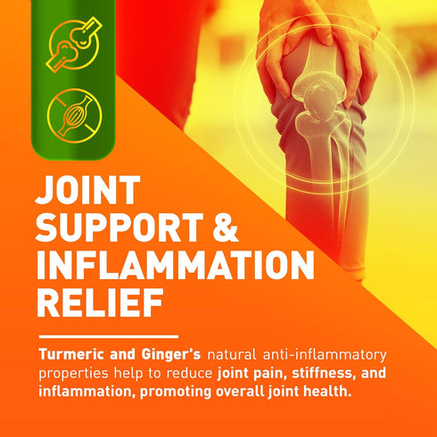 Turmeric Curcumin 1965mg with Ginger & BioPerine Black Pepper Extract - High Absorption 95% Curcuminoids for Joint & Antioxidant Support - Non-GMO...