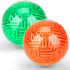 2 Pieces Maze Ball 3D Maze Puzzle Brain Teasers Games Gravity 3D Maze Ball 4 Inches Puzzle Toy Maze Puzzle Cube Ball Sphere Educational Toys for S...
