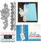 Love Heart Lace Cutting Dies, Snowflake Border Die Cuts Metal Embossing Stencils Template Mould for Card Scrapbooking and DIY Craft Album Paper Ca...