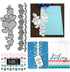 Love Heart Lace Cutting Dies, Snowflake Border Die Cuts Metal Embossing Stencils Template Mould for Card Scrapbooking and DIY Craft Album Paper Ca...