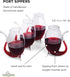 Fox Run Hand Blown Glass Port Sippers, Set of 4, 2.75 Ounces, Clear...