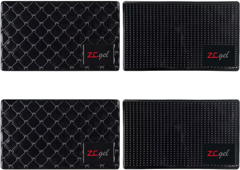 Sticky Dash Pad (4 Pack), Removable and Traceless Car Dashboard Mat with Heat Resistant, Sticky Non-Slip Dashboard Gel Pad for Cell Phone, Sunglas...