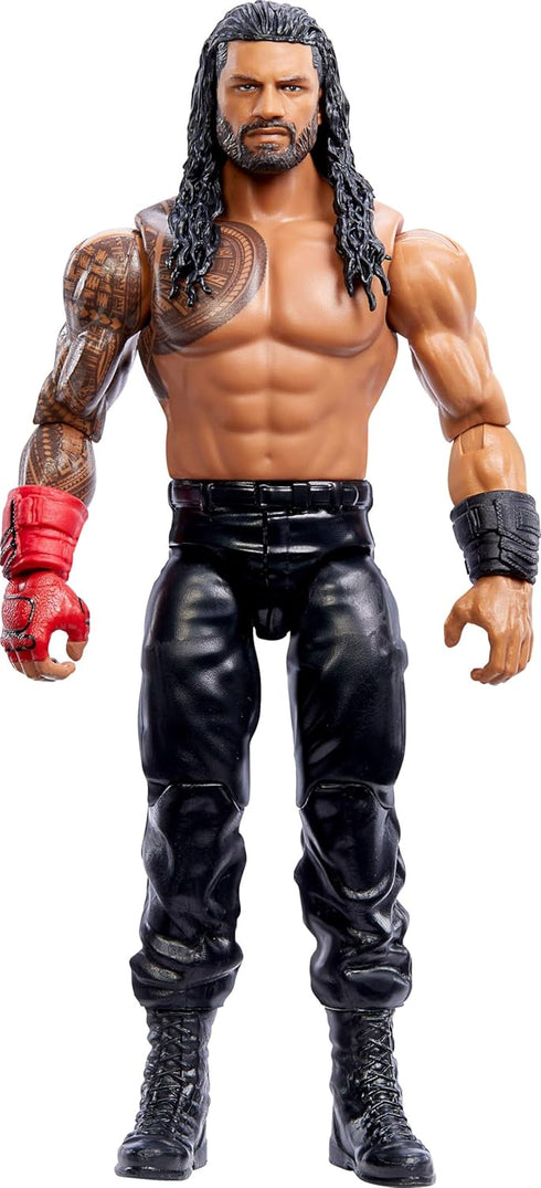 Mattel WWE Top Picks Action Figure, 6-inch Collectible Roman Reigns with 14 Articulation Points & Life-Like Look...