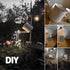 Solar Fairy String Lights Outside Cool White, Multi Strand 180 LEDs Watering Can Light for Outdoor, Waterproof Solar Powered Waterfall Lights, Fir...