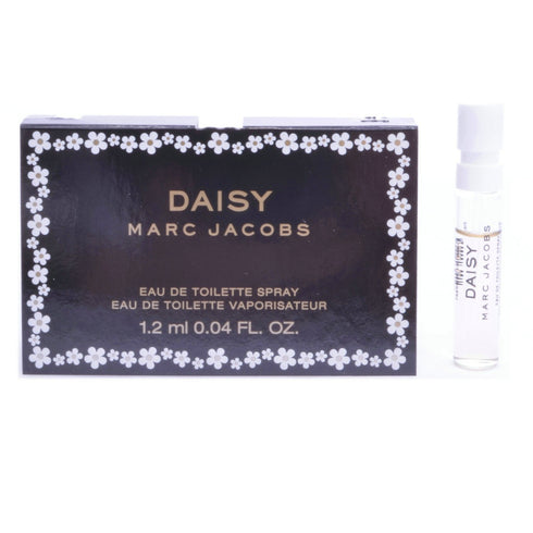Marc Jacobs DAISY Eau de Toilette EDT Perfume for Women • .04 fl. oz. / 1.2 ml Carded Sample Spray Vial...