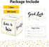 Raffle Box with 100 Raffle Tickets Gold Ballot Box with Slot Enter to Win Cards Suggestion Box Donation Box Collection Box...