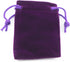 AEAOA Gift Bags, Pack of 25 Pieces 2.8" X 2" Velvet Drawstring Jewelry Pouches, for Candy, Pins, Jewelry, Treats, Birthday Party Favors (Purple)...
