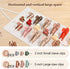 Lolalet Hair Claw Clip Organizer, 1 Pack Hanging Hair Clip Organizer Storage for Women Girl, Wall-Mounted Hair Claw Clip Holder Organizer, Claw Cl...