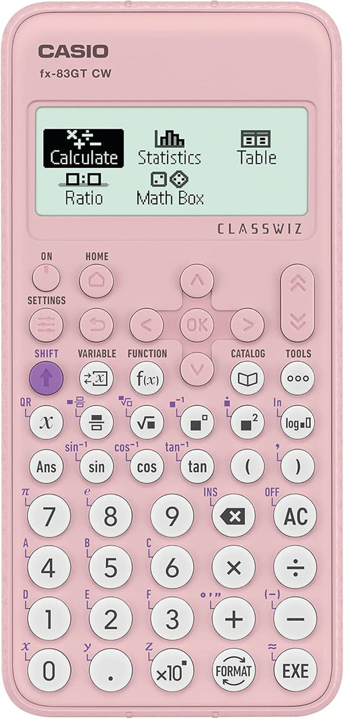 Casio FX-83GTCW Pink Scientific Calculator...