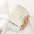 Cute Makeup Bag for Women - Monogram Personalized Initial Makeup Bags Cosmetic Pouch Make Up Case for Women Her Best Friend Friendship Sister Teac...