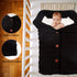 Newborn Baby Swaddle Blanket, Baby Kids Toddler Knit Soft Warm Fleece Blanket Swaddle Sleeping Bag Stroller Unisex Wrap for Boys Girls (Black)...