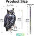 Bird Scarers for Garden, 2Pack Fake Owls to Keep Birds Away Bird Reflective Devices Double Sided Bird Reflectors to Keep Birds Away from Garden Pa...