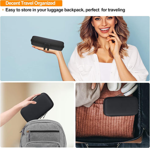 Carrying Case for Apple MagSafe Charger Battery Pack, Hard Travel Organize Bag for Mag Safe Magnetic Power Bank for iPhone 13/13 Pro, Extra Mesh P...