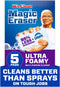 Mr. Clean Magic Eraser Ultra Foamy Multi Purpose Cleaner, Foaming Magic Eraser Sponge Multi Surface Cleaner, 5ct...