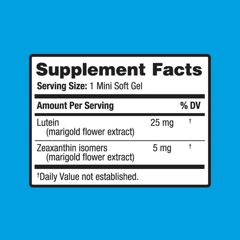 Ocuvite Blue Light Lutein 25mg Lutein & Zeaxanthin Supplement, by Bausch + Lomb, 30 Softgels (Packaging May Vary)...