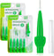 12 Pcs Interdental Brush for Braces, Reusable Dental Brush for Teeth Cleaning Soft Flexible Bristles Dental Picks (0.8mm)...