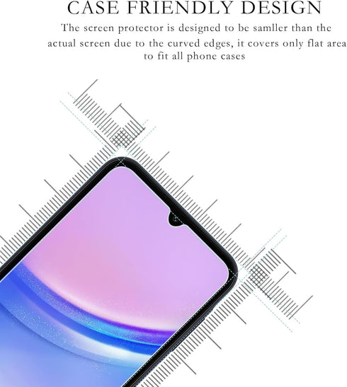 3 Pack for Samsung Galaxy A15 Screen Protector, Tempered Glass, Anti-Scratch, Anti-Fingerprint?9H Hardness Bubble Free HD Clarity...