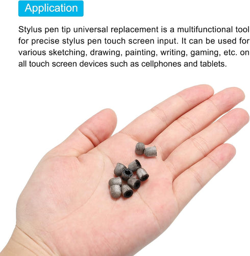 MECCANIXITY 12pcs 5.5mm Stylus Pen Fine Tips Conductive Fiber Capacitive Touch Screen Pens Tip Universal Replacement...