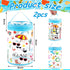 2 Pcs Clear Beach Lotion Toiletry Bag Travel Waterproof PVC Cosmetic Pouch Beach Makeup Bag Hawaiian Portable Organizer Beach Zipper Sunscreen Hol...