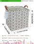LANGYASHAN Square Storage Baskets Waterproof Canvas Children Laundry Nursery Hamper for Shelves Gift Baskets Toy Organizer Room Decor (Geometric)...