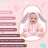 12 Inch Baby Doll with Accessories Set,Pink Rabbit soft baby dolls for 3+ year old girls boy,baby toys for Birthday gift (12 Inch Pink rabbit-YD-W...