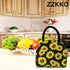 ZZKKO Sunflower Summer Lunch Bag Box Organizer Lunch Container Insulated Zipper Meal Prep Cooler Handbag For Women Men Home School Office Outdoor ...
