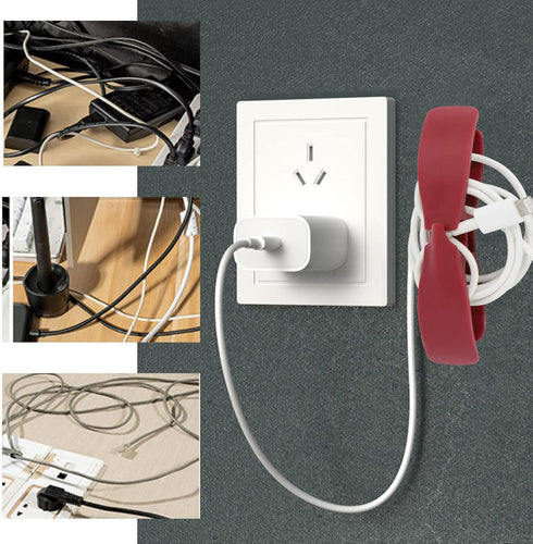 Cord Organizer for Kitchen Appliances - Upgraded Adhesive Cord Winder Wrapper Holder Cable Organizer for Small Appliances, Coffee Makers, Mixer, P...