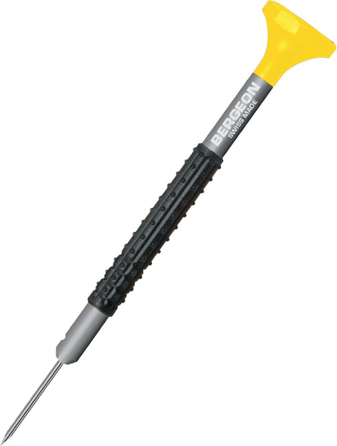 Bergeon 55-682 6899-AT-080 Stainless Steel Ergonomic 0.80mm Screwdriver with Spare Blades Watch Repair Kit...