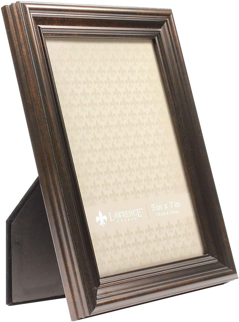 Lawrence Frames 535557 Bronze 5x7 Classic Detailed Oil Rubbed Picture Frame...